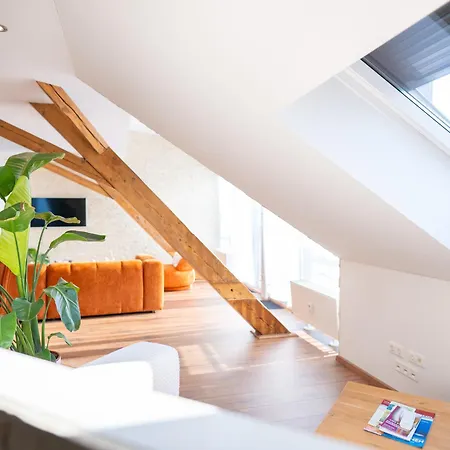Apartmán Greentreehomes - Penthouse Eiche - Zentral - Privatparkplatz - Familienfreundlich Bamberg